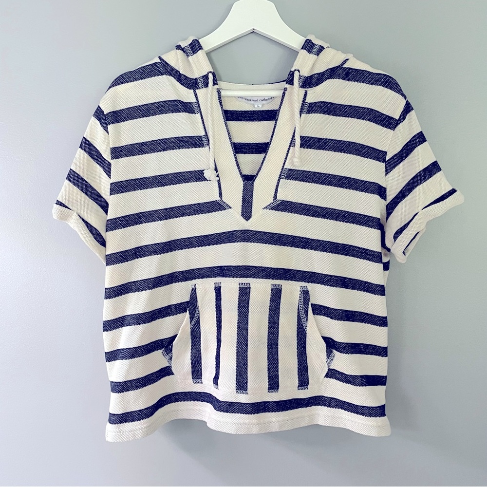 Cupcake and cashmere Riley Stripe - Women's Hoodie size large
